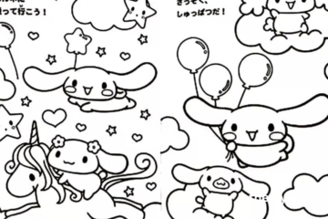 cinnamoroll coloring pages