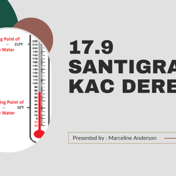 17.9 santigrat kac derece