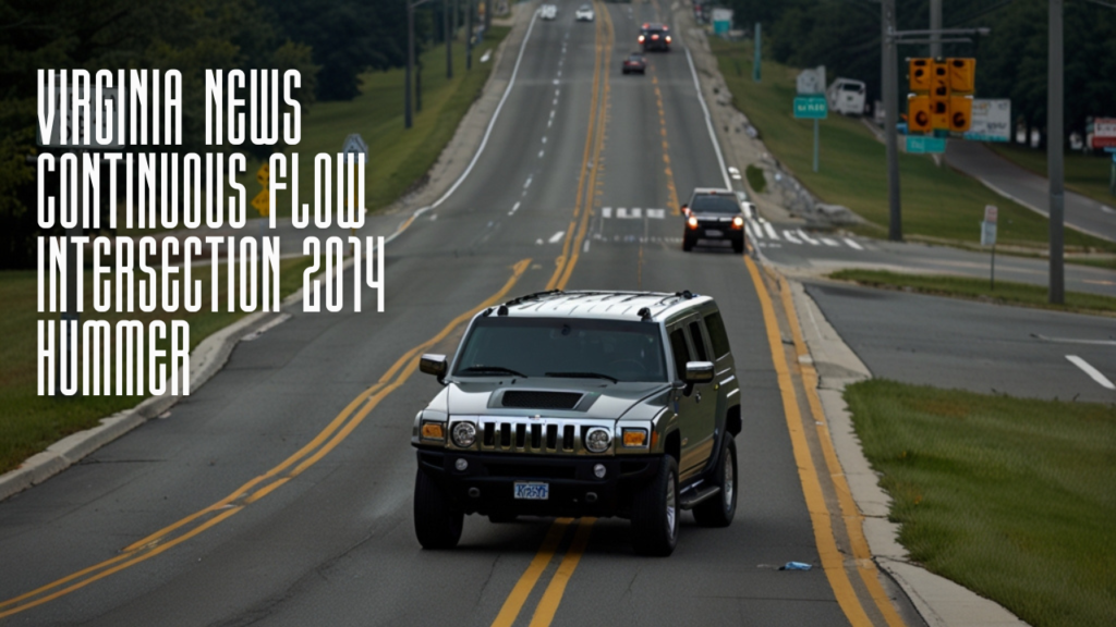 virginia news continuous flow intersection 2014 hummer